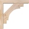 Ekena Millwork Merced Block Smooth Bracket w/ Offset Brace, Douglas Fir, 3 1/2"W x 14"D x 14"H BKT0402X14X14MRC05SDF - alternate 4
